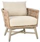 Classic Home Collins Natural/Sand Olefin/Synthetic Rope Outdoor Accent Chair-0
