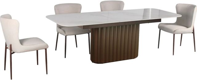 Modus Furniture Conway Vintage Bronze Dining Table-4