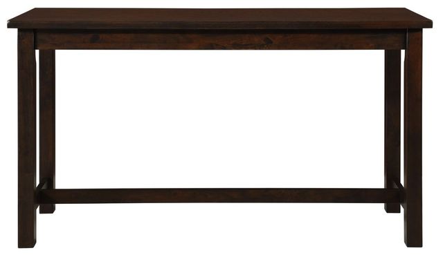 Mazin Furniture Connected 4-Piece Espresso Counter Height Dining Set-2