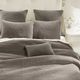 HiEnd Accents Stonewashed 3-Piece Taupe King Bedding Bundle-1