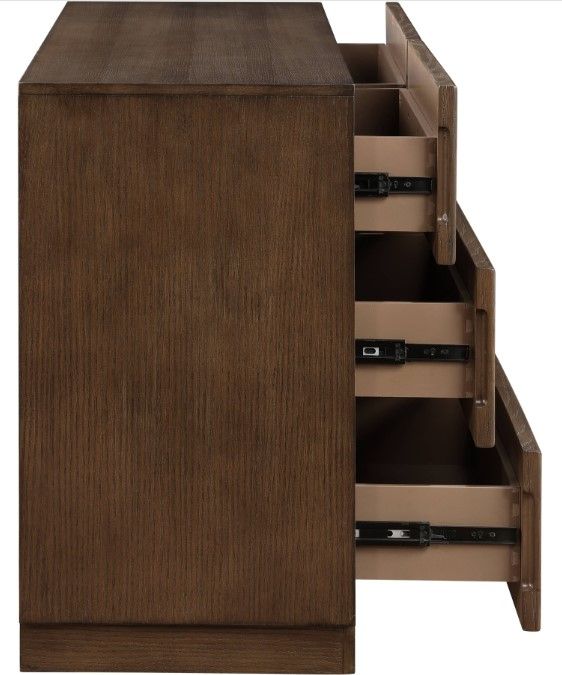 Meridian Furniture Weave Brown Dresser-4