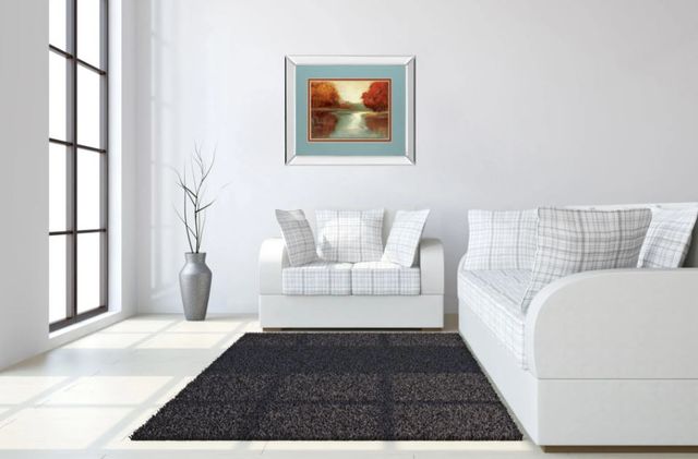 Classy Art Vanilla Sky by Asia Jensen Mirror Framed Wall Art-2