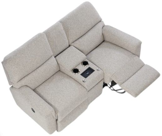 La-Z-Boy® Ava Whisper Manual Reclining Loveseat with Console-4