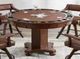 ECI Furniture Merion Antiqued Walnut Flip Over Game Table -0