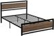 Milton Greens Stars Black Queen Metal Platform Bed-1