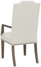 Fairfield® Customizable Dining Entree Empire Tall Button Back Arm Chair-3