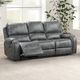 Furniture of America® Tepic Gray Manual Sofa-1