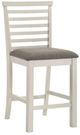 Liberty Furniture Brook Bay 6-Piece Carbon Gray/Textured White Gathering Trestle Table Set-3
