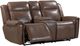Parker House® Atlantis Smooth Latte Power Reclining Zero Gravity Console Loveseat-2