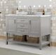 Furniture of America® Reston Gray 49" Vanity with Top/Sink-0