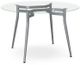 Amisco Customizable Alys 30" Glass Top Round Table-0