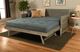 Kodiak Furniture Marisa Linen Aqua/Weathered Gray Twin Daybed with Mattress and Pop Up -4