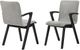Armen Living Varde Black Dining Accent Chair-1