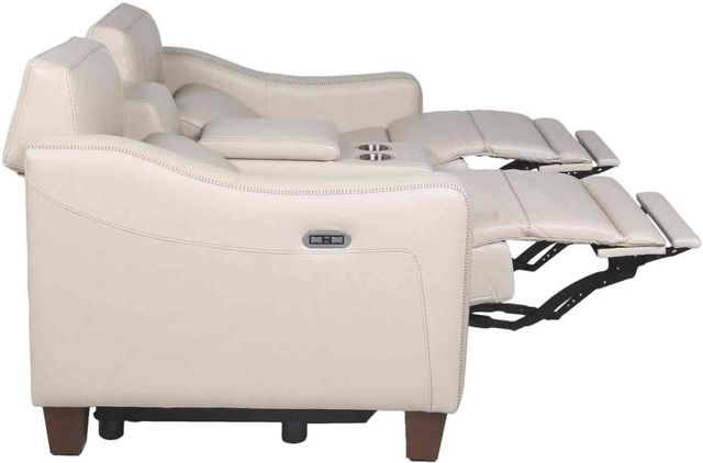 Steve Silver Co. Giorno Ivory Dual Power Reclining Loveseat with Console-4