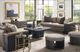Vanguard® Furniture Customizable Dax Leather Two Seat Sofa-4