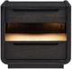 Coaster® Leandro Burnished Black Nightstand-1