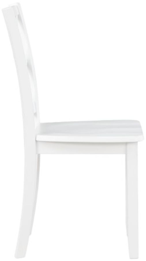 New Classic® Home Furnishings Trellis White Dining Chair-2