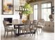 Kincaid Furniture Trails Denali Sandstone Dining Table with Black Base -2
