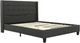 Primo™ International Griffintown Ora Linen Charcoal Queen Panel Bed-0