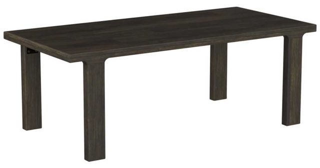 International Furniture Direct Dark Mezquite Black Dining Table-0