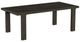 International Furniture Direct Dark Mezquite Black Dining Table-0
