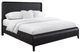 Bernards Elure Peppercorn Waterfall King Panel Bed-1