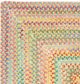 Capel Rugs Cutting Garden Buttercup 7' x 9' Concentric Rectangle Rug-1