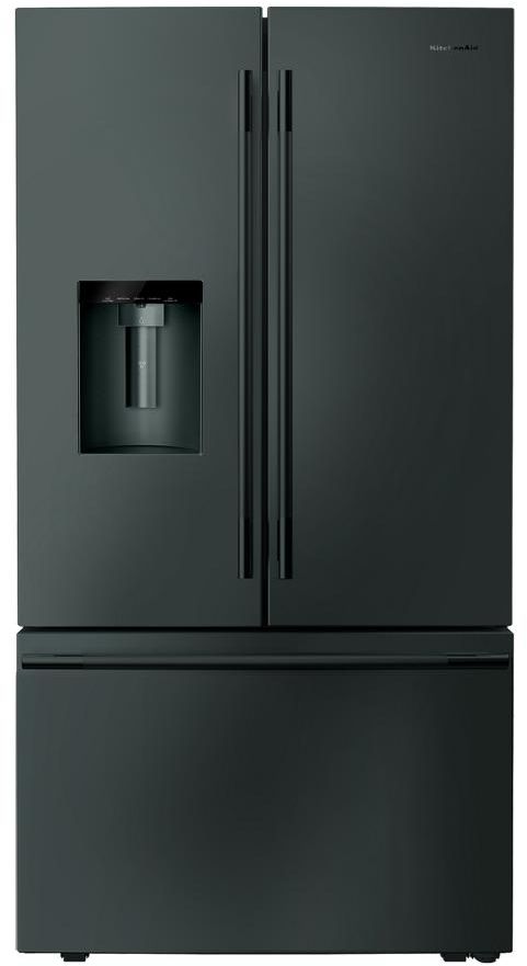 KitchenAid® 36" 30 Cu. Ft. Juniper French Door Refrigerator with Exterior Water and Ice Dispenser-0