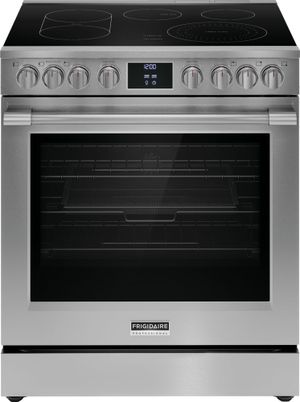Frigidaire Professional 30" Smudge-Proof Stainless Steel Freestanding Electric Range