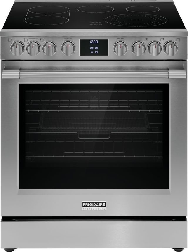 Frigidaire Professional® 30" Smudge-Proof® Stainless Steel Freestanding Electric Range -0