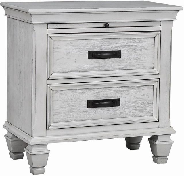 Coaster® Franco 5-Piece Antique White Queen Bedroom Set-2
