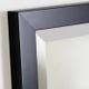 Stylecraft Black Beveled Framed Wall Mirror-1