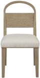 Bernards Trilogy Toffee/White Sand Arch Back Side Chair-1