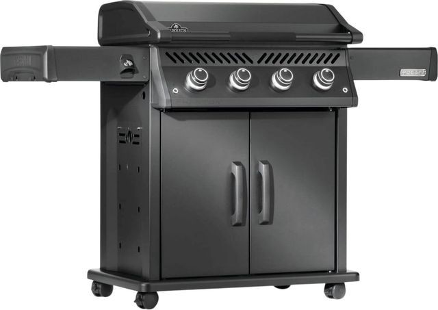 Napoleon Rogue® PRO Phantom 30 4-Burner Matte Black Natural Gas Outdoor Griddle-2