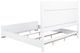 Coaster® Gracemont 5-Piece Light Gray/White California King Panel Bedroom Set-1