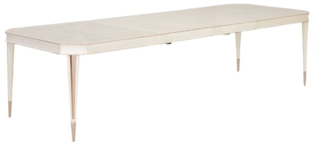 Michael Amini® La Rachelle Medium Champagne Rectangular Dining Table-0