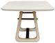 Uttermost® Circa Warm White Concrete/Wood Indoor-Outdoor Dining Table with Cerused Wheat Base-4