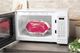 GE® 0.7 Cu. Ft. White Countertop Microwave-2