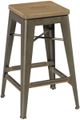 Hammary® Maya Natural Pecan Counter Console with Two Stools-3