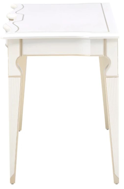 Michael Amini® La Marisia Creamy Pearl Vanity Desk-2