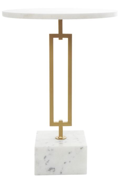 Deco Marche White Accent Table-2
