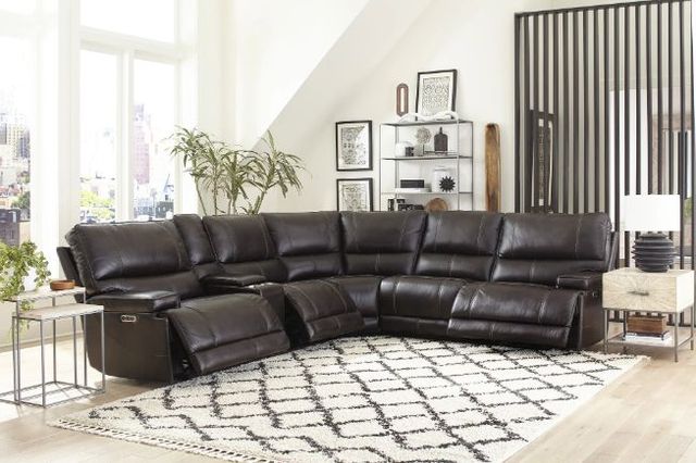 Parker House® Whitman 6-Piece Verona Coffee Power Reclining Modular Sectional-2