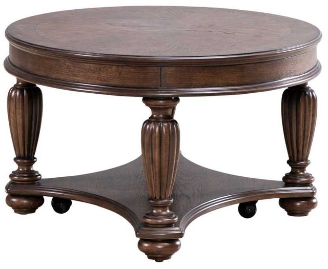 Liberty Furniture Allington Satin Sienna Oval Cocktail Table-3