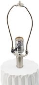 A & B Home White Table Lamp-5