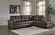 Benchcraft® Barlin Mills 2-Piece Umber Right-Arm Facing Sectional and Chaise-3