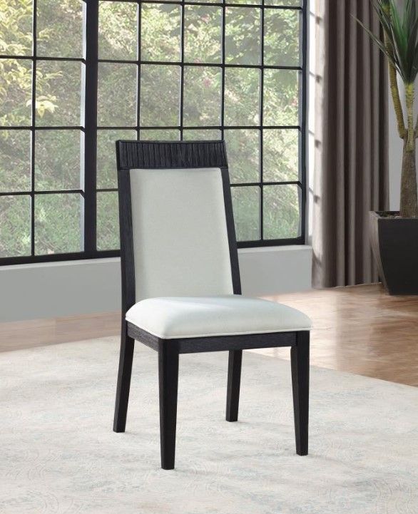 Coaster® Brookmead Balck/Ivory Side Chair-4