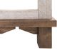 International Furniture Direct Golden Loft Gray Chairside Table with Brown Base-5