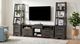 Elements International Park Ridge 3-Piece Charcoal Entertainment Unit with 82'' TV Console-1
