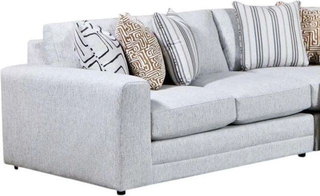 Fusion Furniture 7003 Durango 3-Piece Pewter L-Shaped Sectional-1