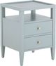 Bassett® Furniture Willow Powder Blue Bedside Table-0